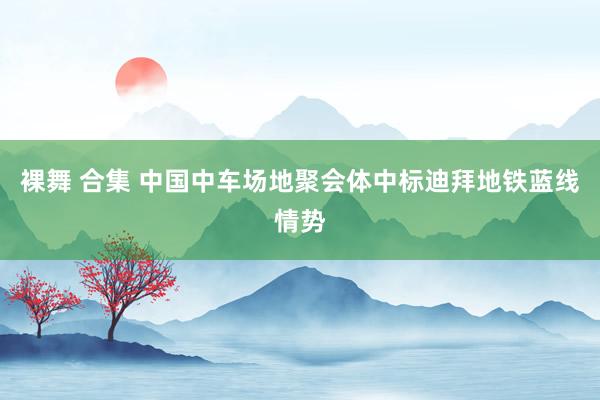 裸舞 合集 中国中车场地聚会体中标迪拜地铁蓝线情势