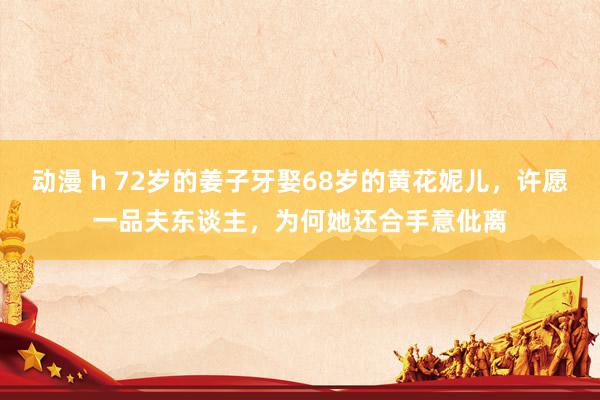 动漫 h 72岁的姜子牙娶68岁的黄花妮儿，许愿一品夫东谈主，为何她还合手意仳离