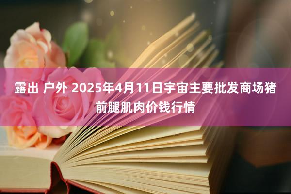露出 户外 2025年4月11日宇宙主要批发商场猪前腿肌肉价钱行情