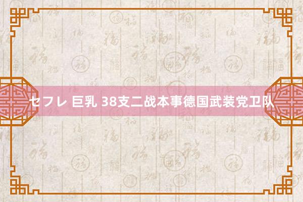 セフレ 巨乳 38支二战本事德国武装党卫队
